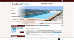 Desktop Screenshot of bois-bleu-creations.com